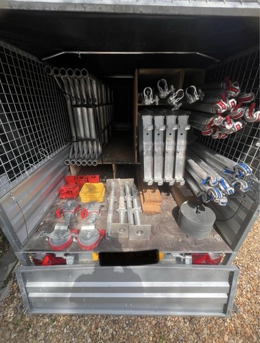 Trailer with tower - with,